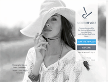Tablet Screenshot of modelrevolt.com